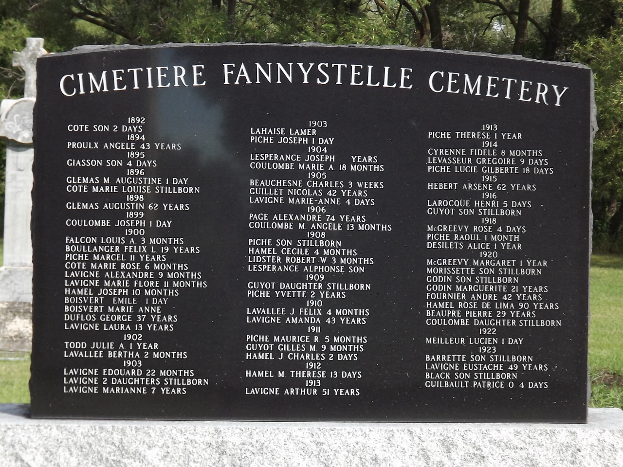 Fannystelle Cemetery